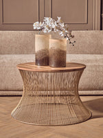 Chiara Medium Natural Sand Effect Vase - Bargainia.com - 5018705972190