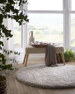 Chicago Cream Shaggy Rug - Bargainia.com - 