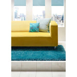 Chicago Dark Teal Shaggy Rug - Bargainia.com - 
