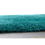 Chicago Dark Teal Shaggy Rug - Bargainia.com - 