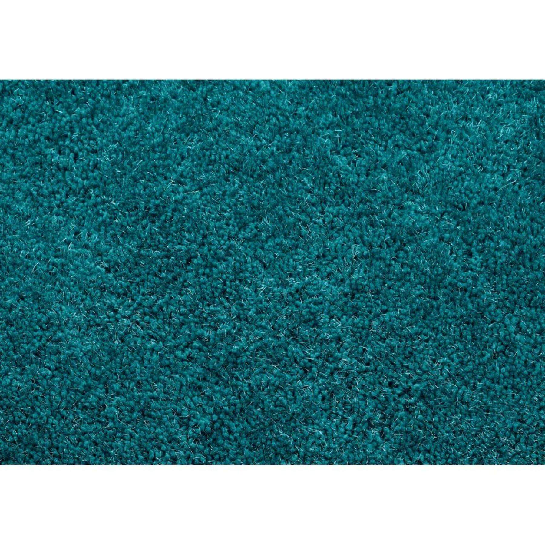Chicago Dark Teal Shaggy Rug - Bargainia.com - 5026134022638 - CHICAG_DRKTEL_090X150