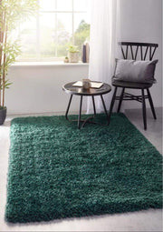 Chicago Forest Green Shaggy Rug - Bargainia.com - 5026134568273 - CHICAG_FSTGRN_090X150