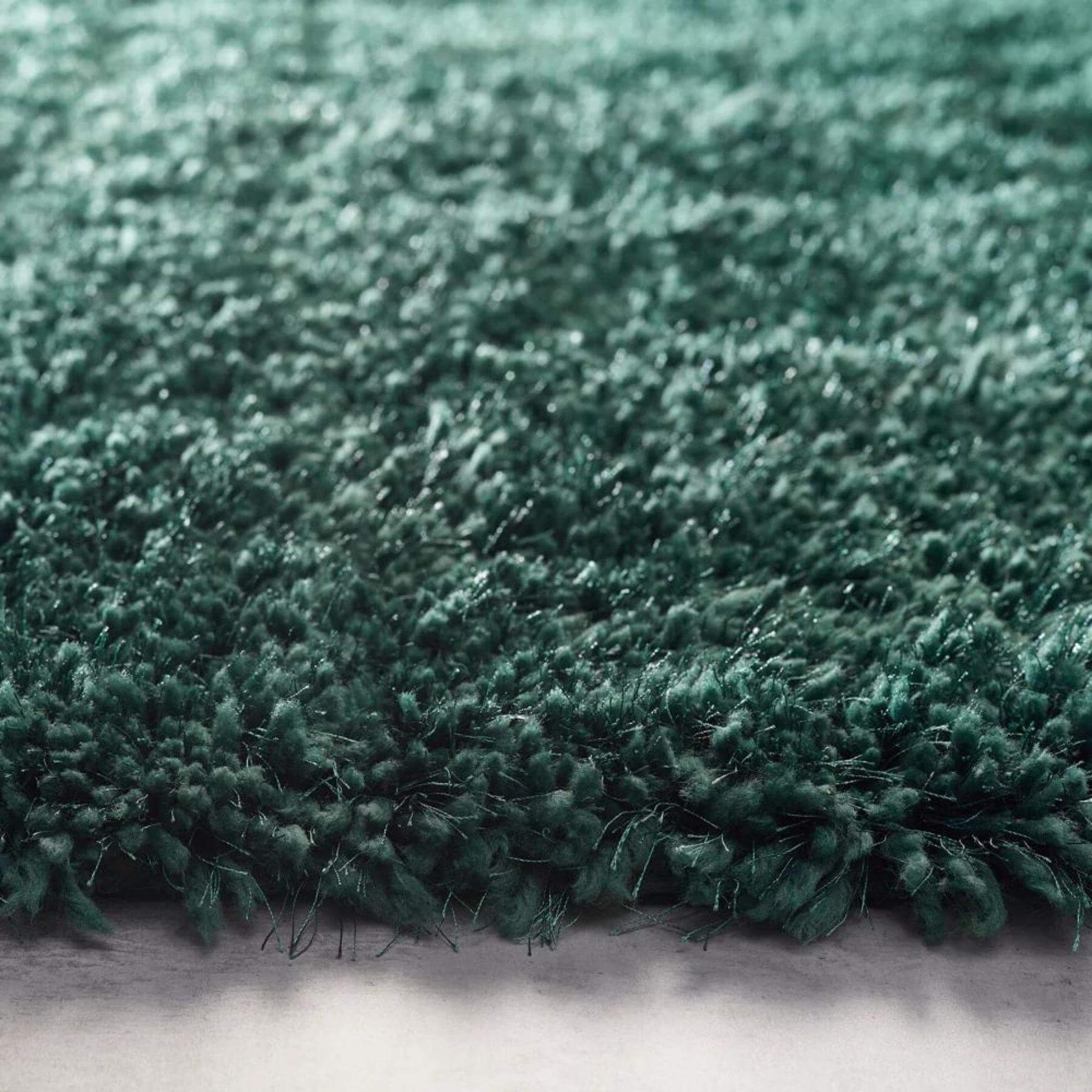 Chicago Forest Green Shaggy Rug - Bargainia.com - 5026134568273 - CHICAG_FSTGRN_090X150
