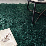 Chicago Forest Green Shaggy Rug - Bargainia.com - 