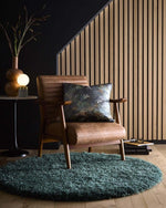 Chicago Forest Green Shaggy Rug - Bargainia.com - 