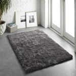 Chicago Grey Shaggy Rug - Bargainia.com - 