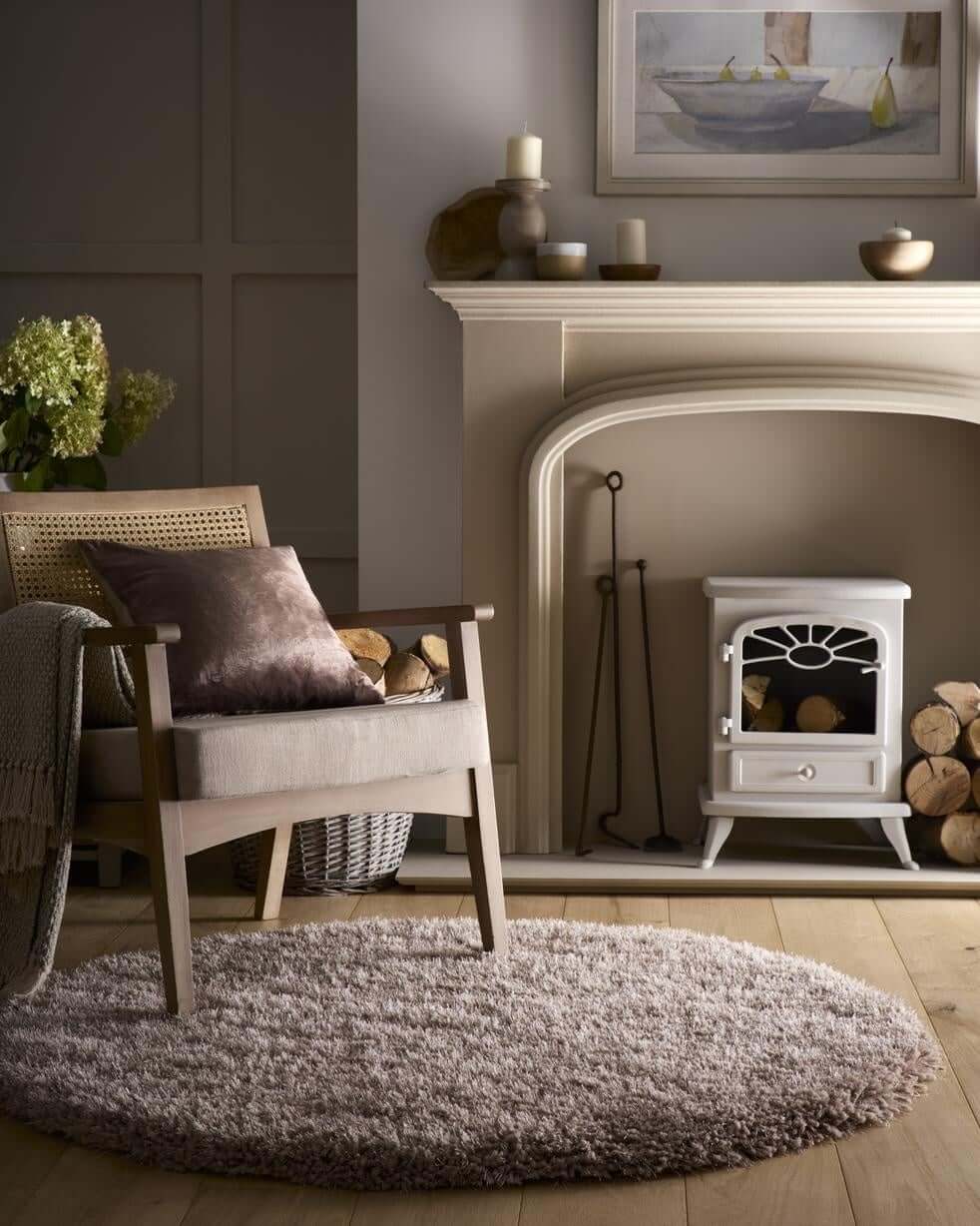 Chicago Latte Shaggy Rug - Bargainia.com - 