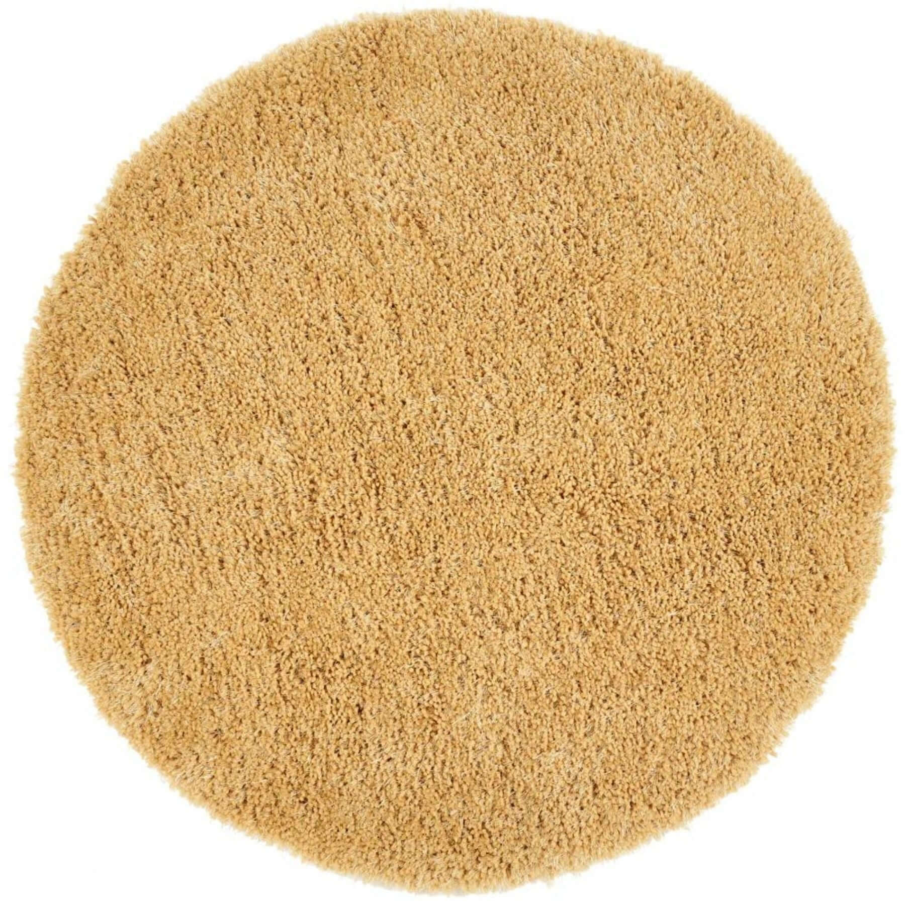 Chicago Ochre Shaggy Rug - Bargainia.com - 5026134535053 - CHICAG_OCHREX_133XCIR