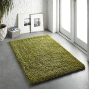 Chicago Olive Green Shaggy Rug - Bargainia.com - 5026134039605 - CHICAG_OLIVEX_090X150