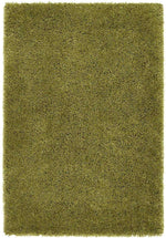 Chicago Olive Green Shaggy Rug - Bargainia.com - 