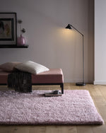 Chicago Pink Shaggy Rug - Bargainia.com - 