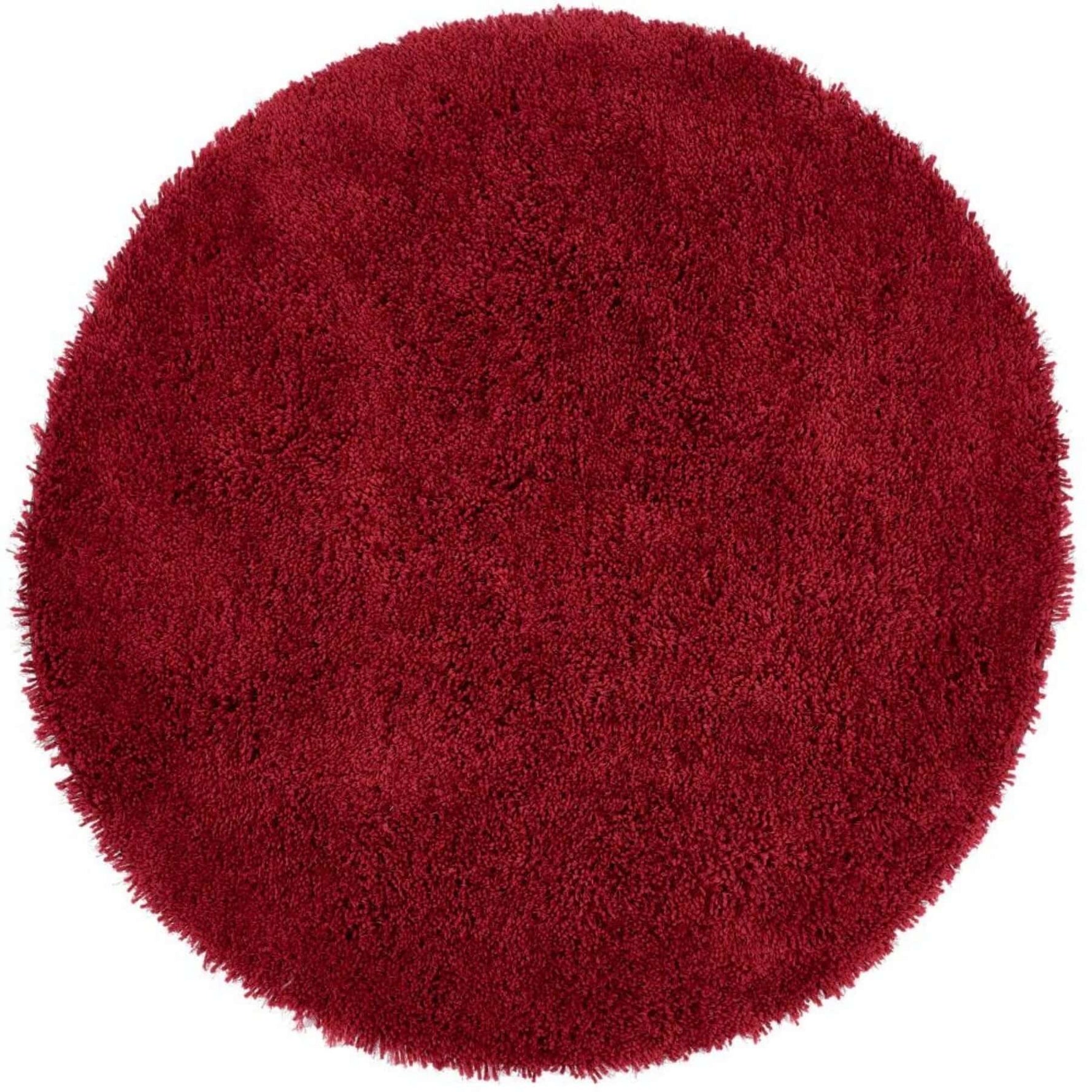 Chicago Red Shaggy Rug - Bargainia.com - 