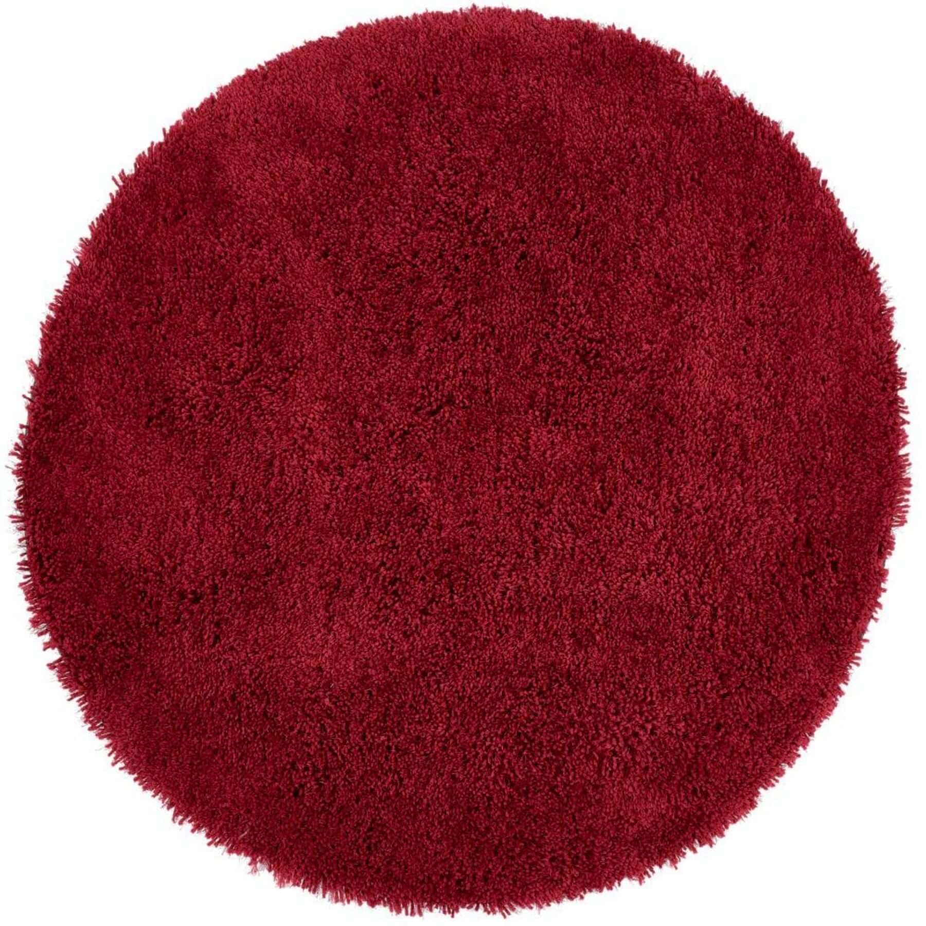 Chicago Red Shaggy Rug - Bargainia.com - 5026134022065 - CHICAG_REDXXX_133XCIR