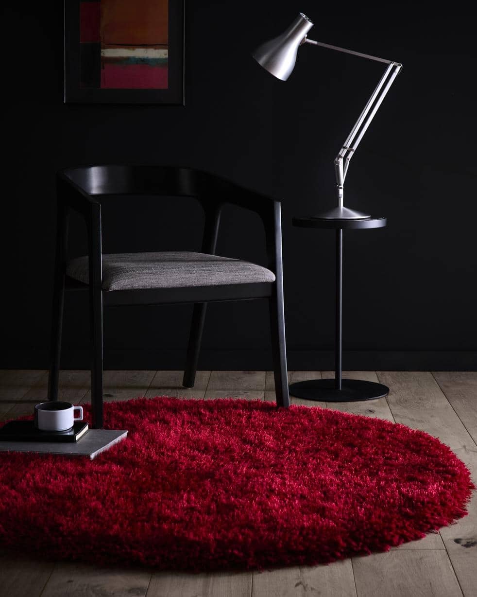 Chicago Red Shaggy Rug - Bargainia.com - 5026134022690 - CHICAG_REDXXX_067X200