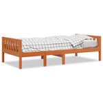 Children's Bed without Mattress Wax Brown 90x200 cm Solid Wood Pine - Bargainia.com - 