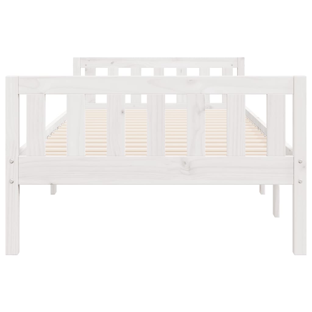 Children's Bed without Mattress White 90x200 cm Solid Wood Pine - Bargainia.com - 