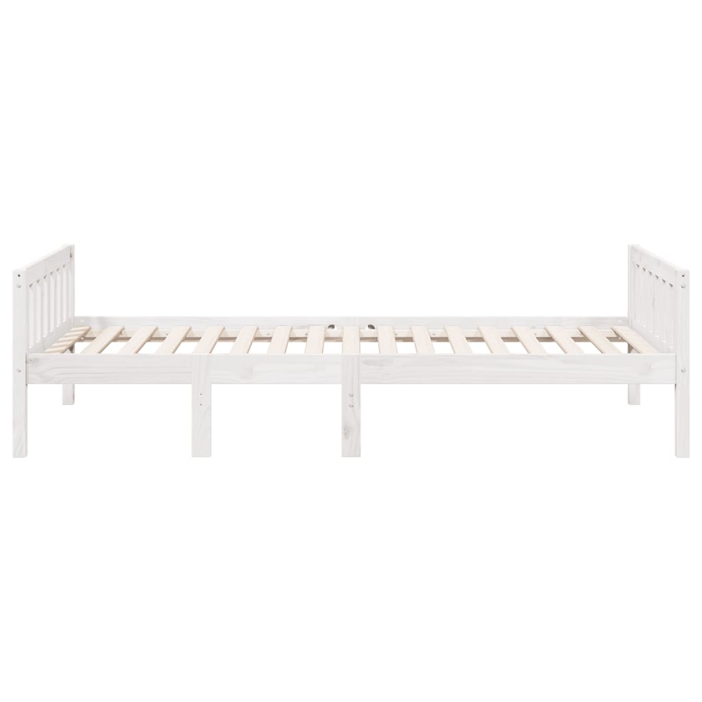 Children's Bed without Mattress White 90x200 cm Solid Wood Pine - Bargainia.com - 