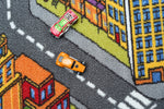Children's Big City Mat Town Car Roads Rug - Bargainia.com - 