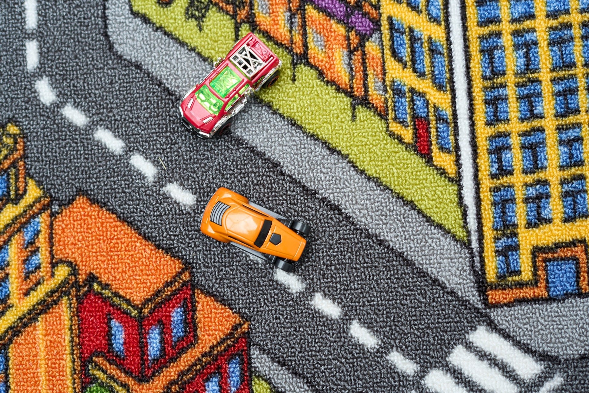 Children's Big City Mat Town Car Roads Rug Big City Kids Play Mat Clearance