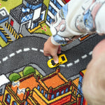 Children's Big City Mat Town Car Roads Rug - Bargainia.com - 