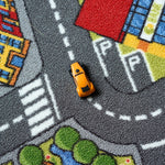 Children's Big City Mat Town Car Roads Rug - Bargainia.com - 