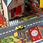 Children's Big City Mat Town Car Roads Rug - Bargainia.com - 