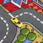 Children's Big City Mat Town Car Roads Rug - Bargainia.com - 