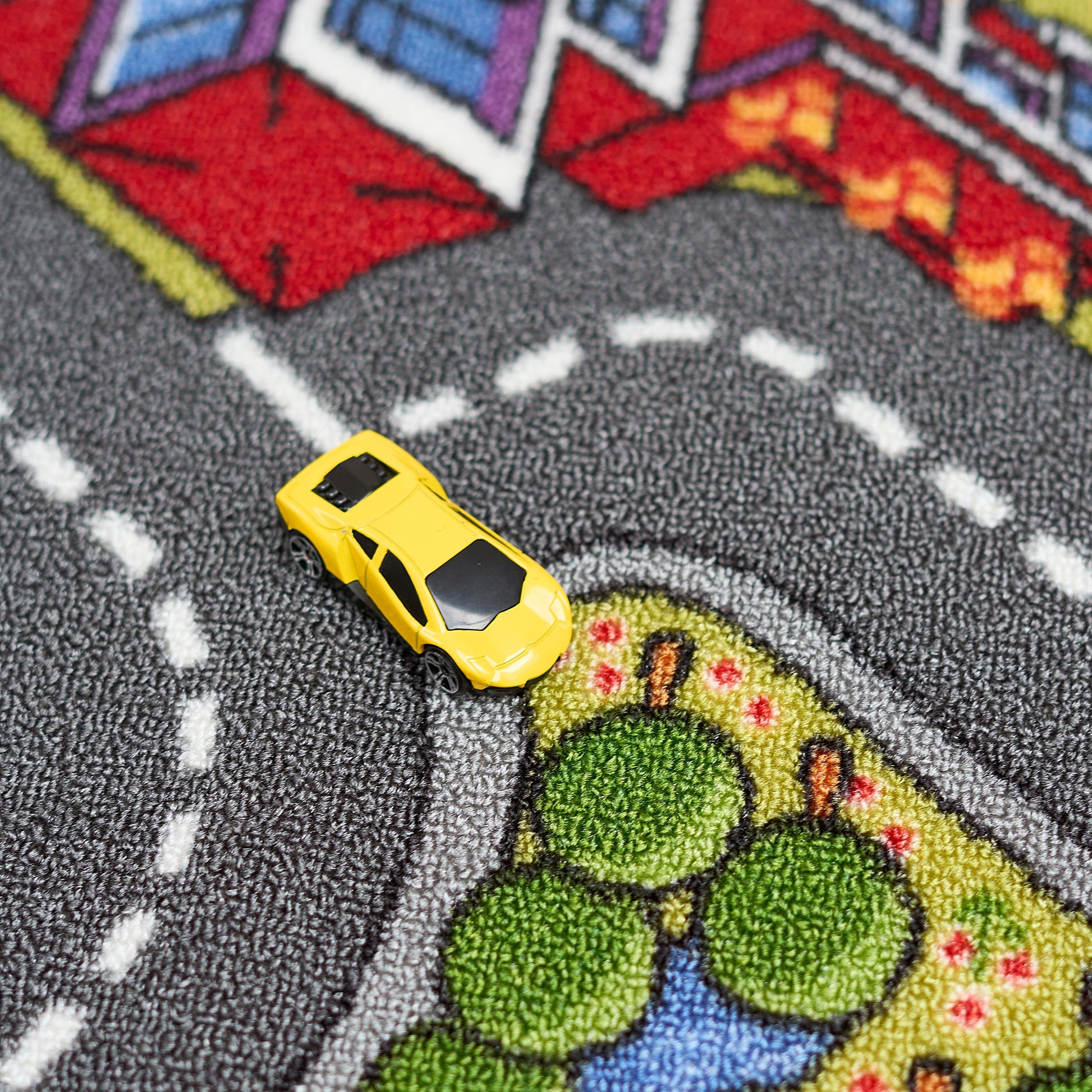Children's Big City Mat Town Car Roads Rug Big City Kids Play Mat Clearance