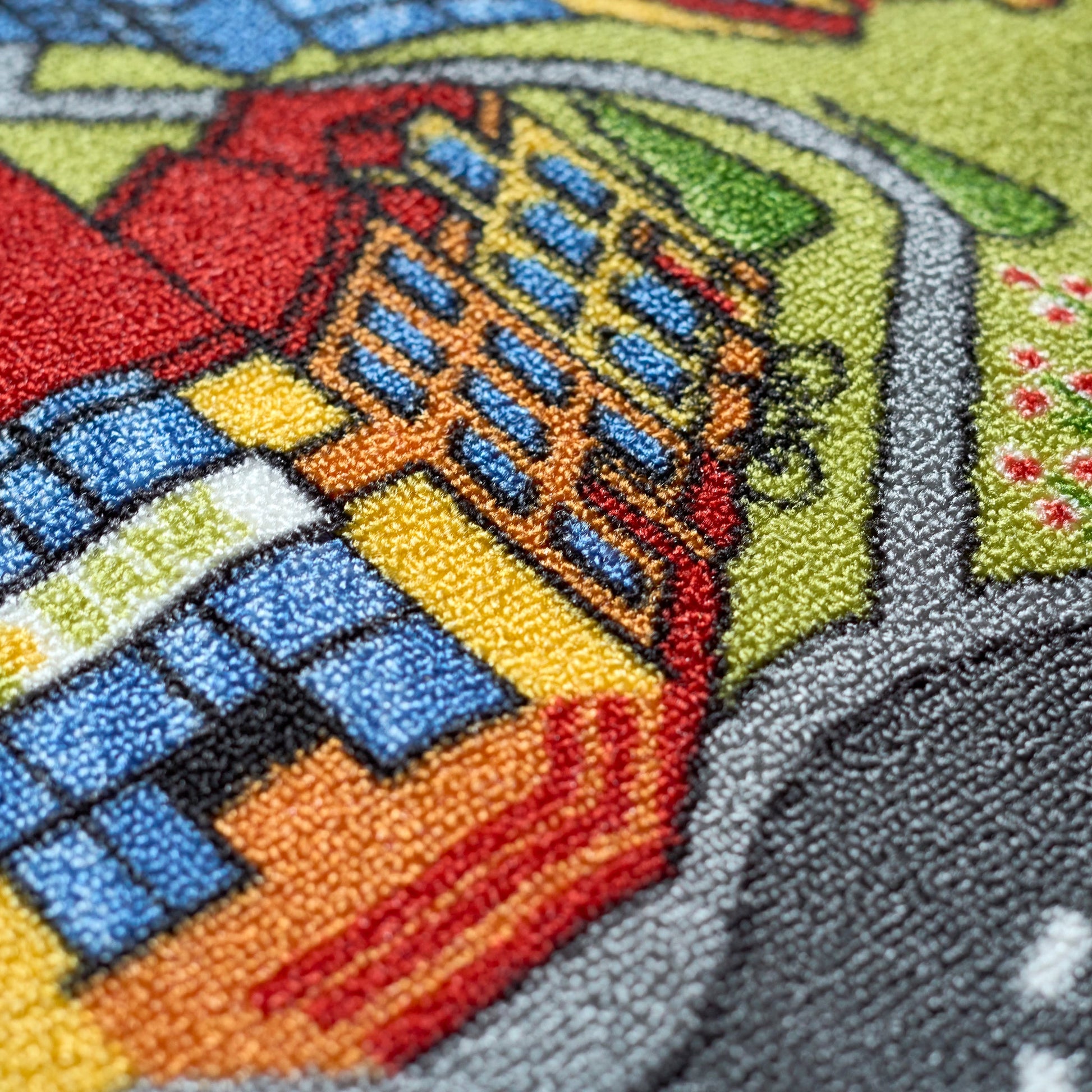 Children's Big City Mat Town Car Roads Rug Big City Kids Play Mat Clearance