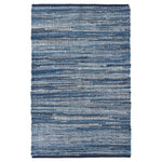 Chindi Handwoven Denim Recycled Rag Rug - Bargainia.com - 