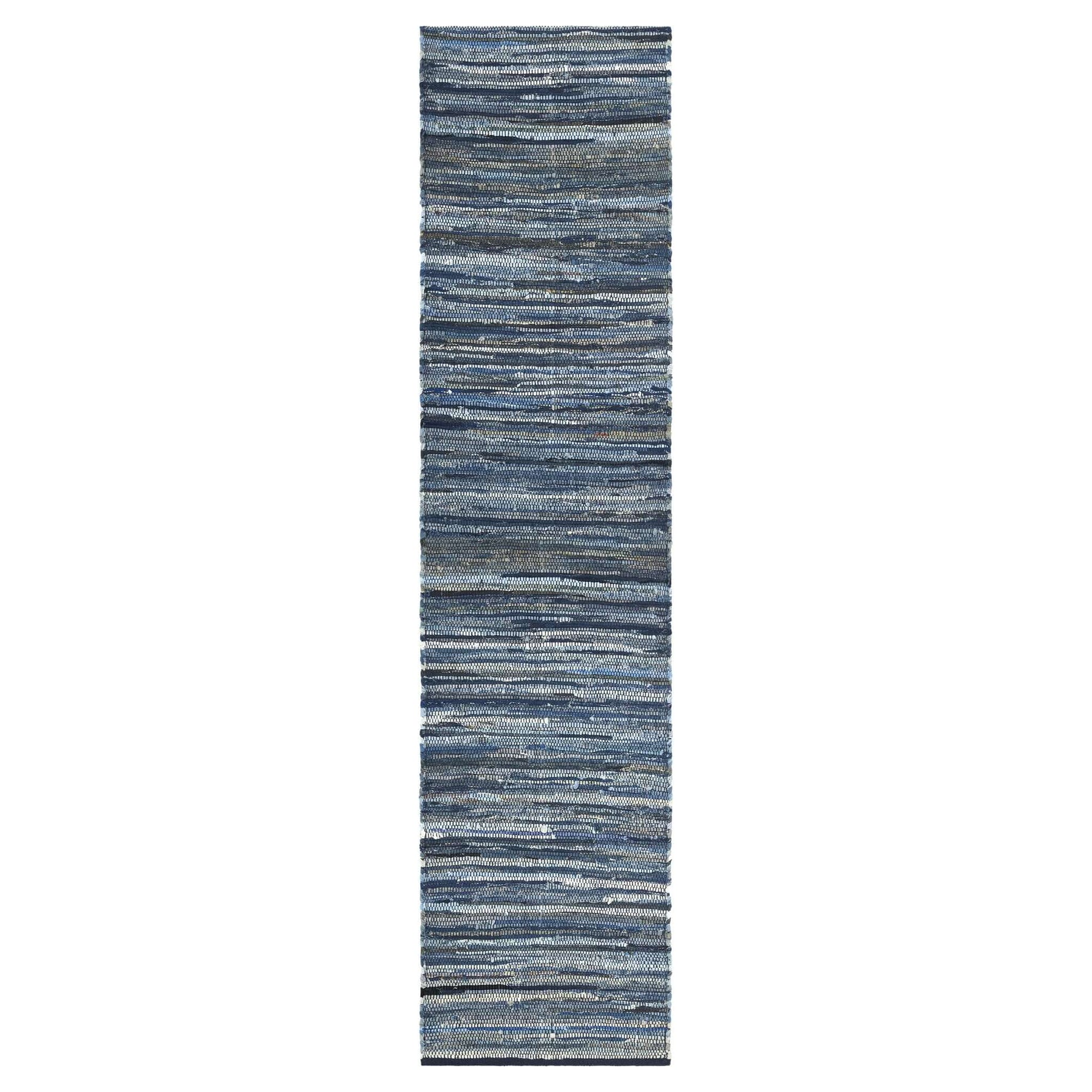 Chindi Handwoven Denim Recycled Rag Rug - Bargainia.com - 