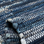 Chindi Handwoven Denim Recycled Rag Rug - Bargainia.com - 
