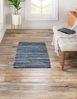 Chindi Handwoven Denim Recycled Rag Rug - Bargainia.com - 