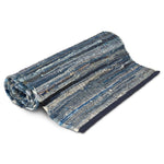 Chindi Handwoven Denim Recycled Rag Rug - Bargainia.com - 