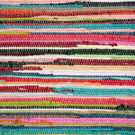 Chindi Handwoven Multi Coloured Recycled Rag Rug - Bargainia.com - 