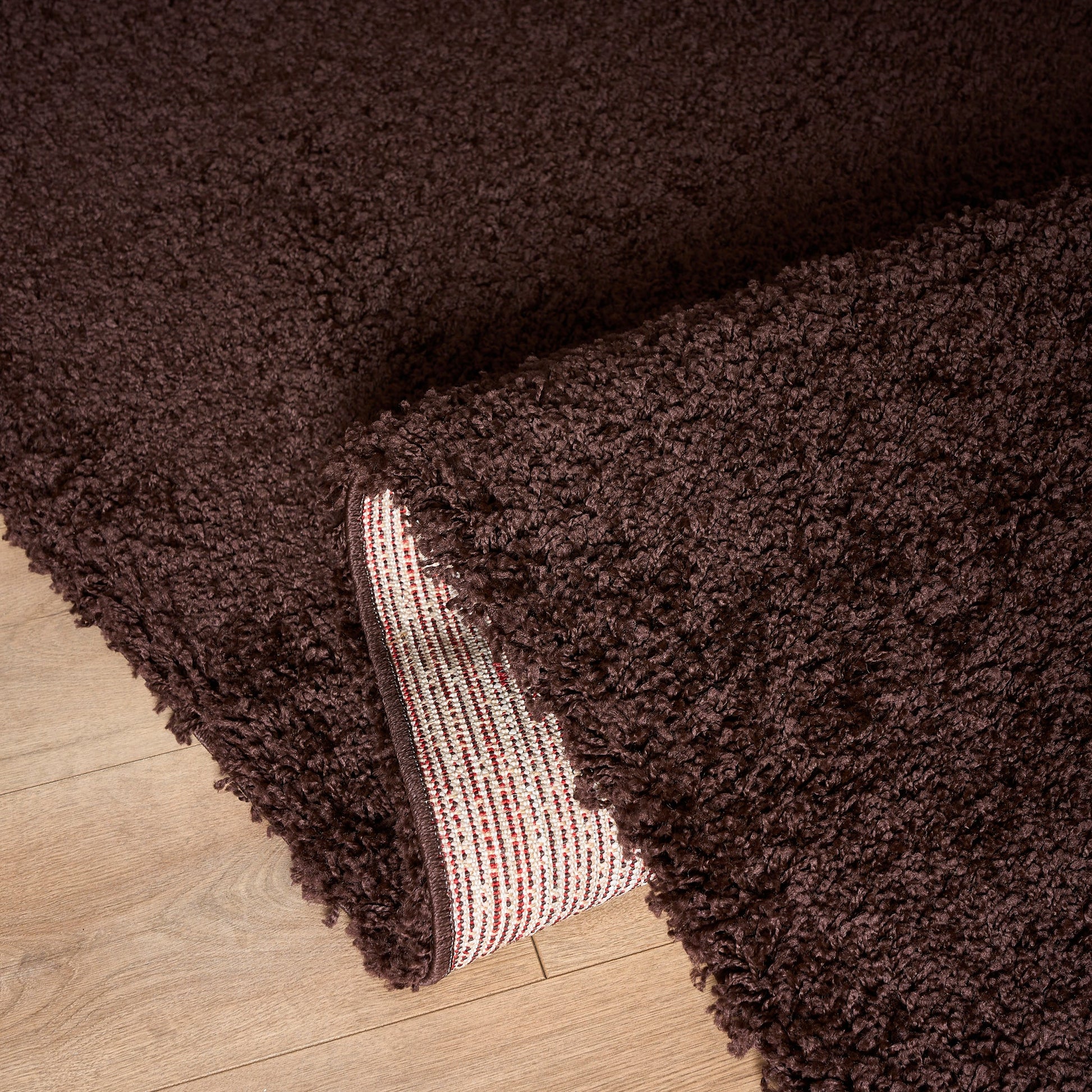 Chocolate Brown Thick Shaggy Rug - California Rugs Rug Masters