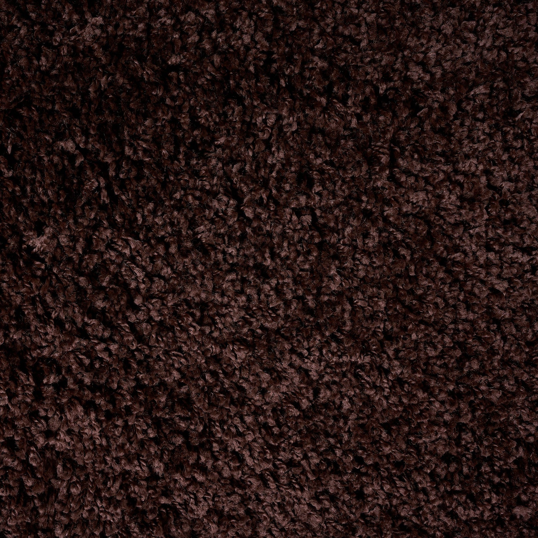 Chocolate Brown Thick Shaggy Rug - California - Bargainia.com - 