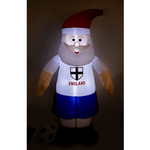 Christmas Outdoor Inflatable LED Football Santa Decoration - 1.8M - Bargainia.com - 