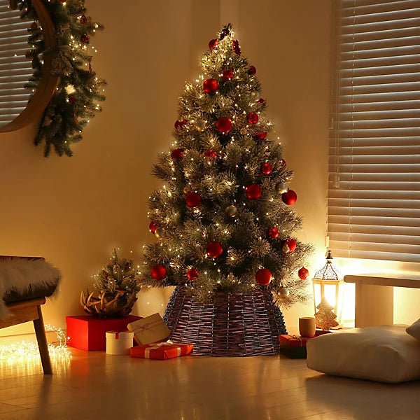 Christmas Tree Skirt - Brown Willow Wicker - 70 x 28cm - Bargainia.com - 5050565416681 - PMS-513451