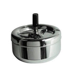 Chrome Effect Large Spinning Ashtray - Bargainia.com - 5018705204369