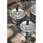 Chrome Effect Small Spinning Ashtray - Bargainia.com - 5018705204383