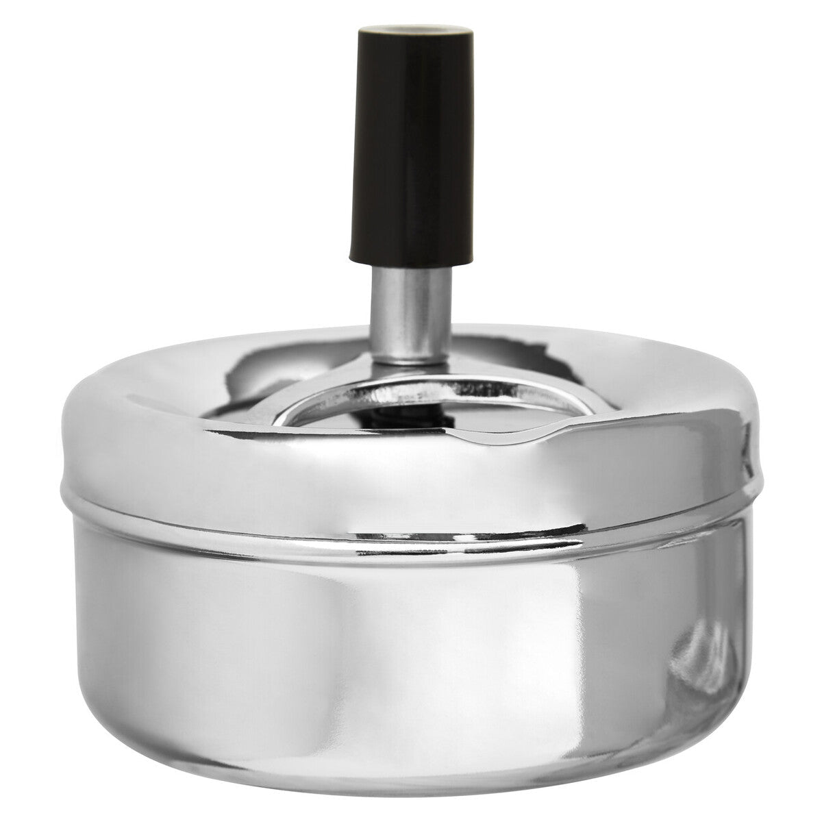 Chrome Effect Small Spinning Ashtray - Bargainia.com - 5018705204383