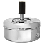 Chrome Effect Small Spinning Ashtray - Bargainia.com - 5018705204383