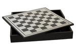 Churchill Games Black And Silver Chess Set - Bargainia.com - 5018705497174