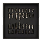 Churchill Games Black And Silver Chess Set - Bargainia.com - 5018705497174