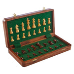 Churchill Games Brown Wood Magnetic Chess Game - Bargainia.com - 5018705392998