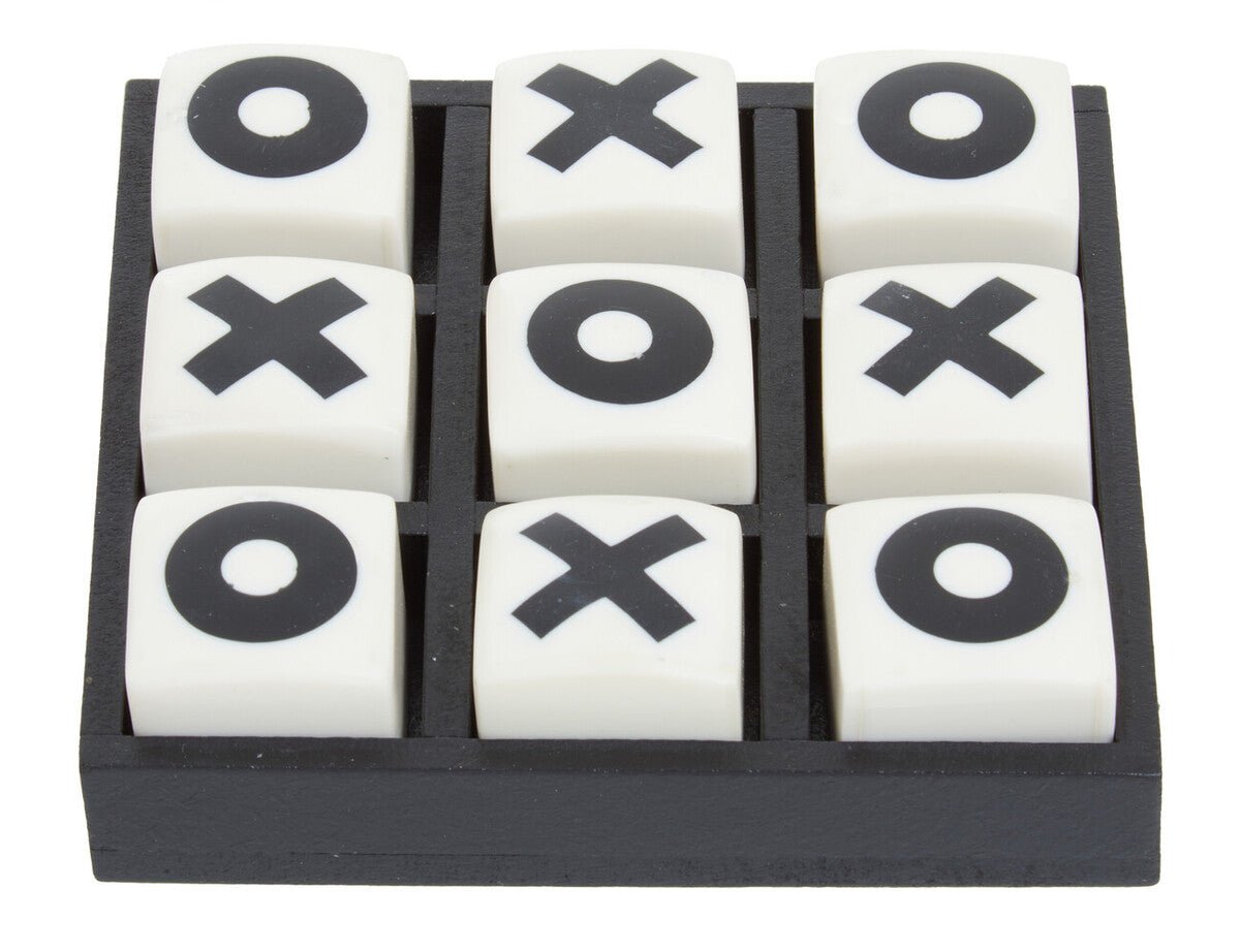 Churchill Games Extra Small White and Black Noughts and Crosses - Bargainia.com - 5018705962894