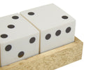 Churchill Games Gold Dice Set with 5 White Dice - Bargainia.com - 5018705962658