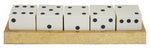Churchill Games Gold Dice Set with 5 White Dice - Bargainia.com - 5018705962658