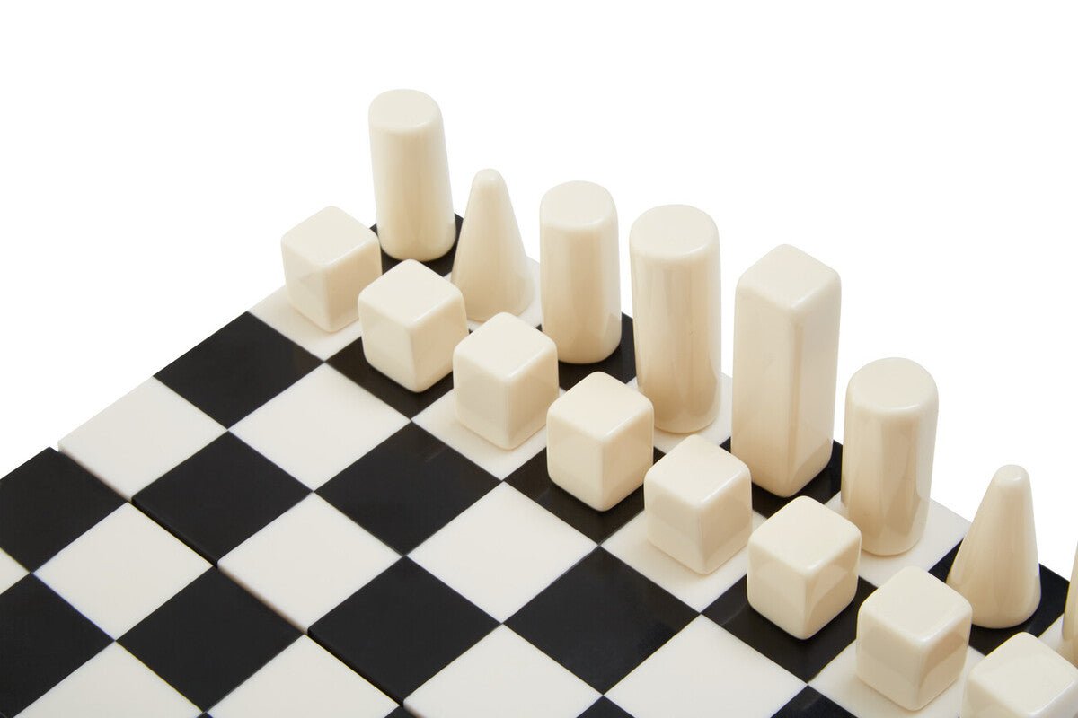 Churchill Games Small Black and White Foldable Chess Set - Bargainia.com - 5018705962931